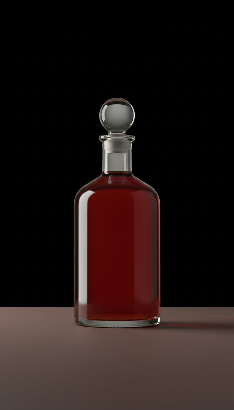 Blended Whisky In Vermillion Decanter