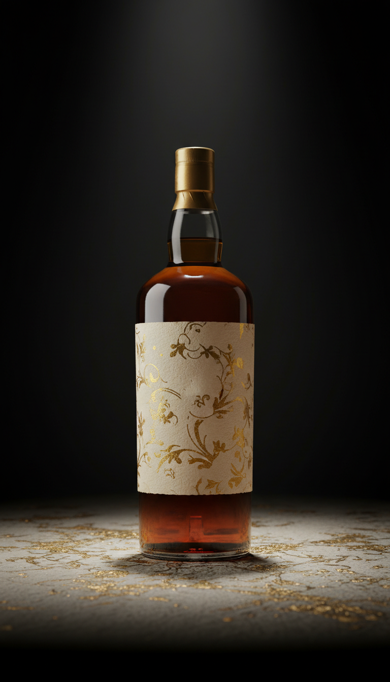 Single Malt With Gold Accents